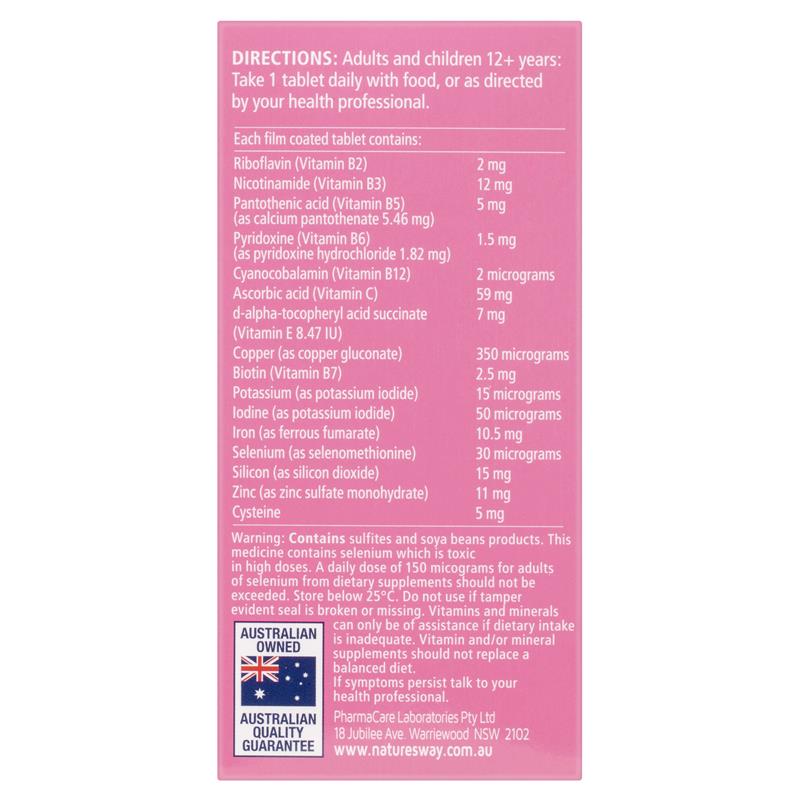 Load image into Gallery viewer, Nature's Way Hair Growth Support + Biotin &amp; Silicon 30 Tablets
