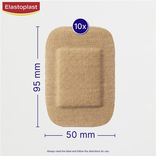 Elastoplast Heavy Fabric Waterproof XL 10 Strips