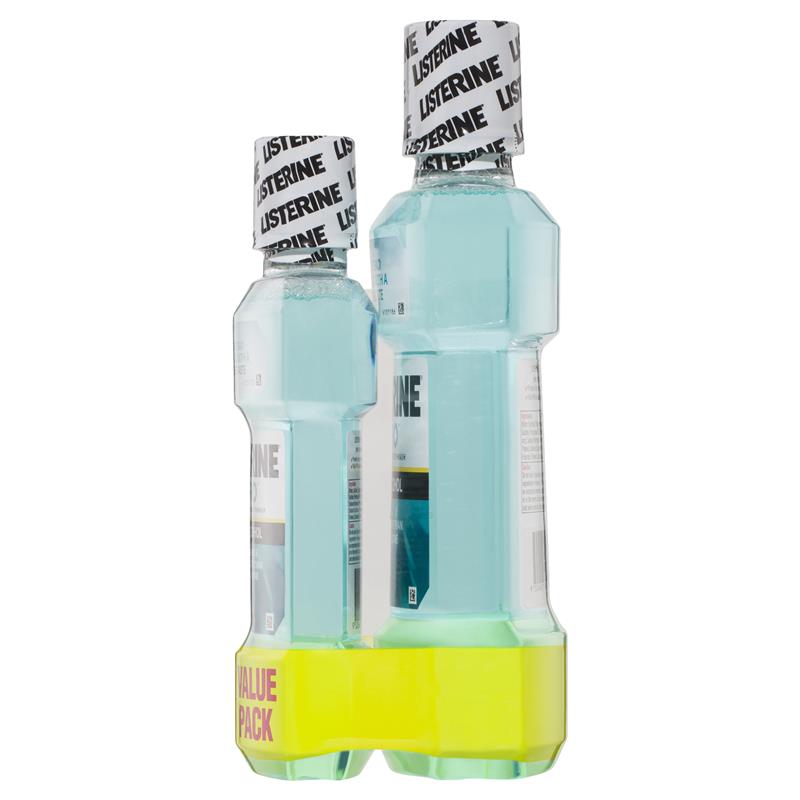 Load image into Gallery viewer, Listerine Zero Alcohol Antibacterial Mouthwash Less Intense Taste Value Pack 1.5L
