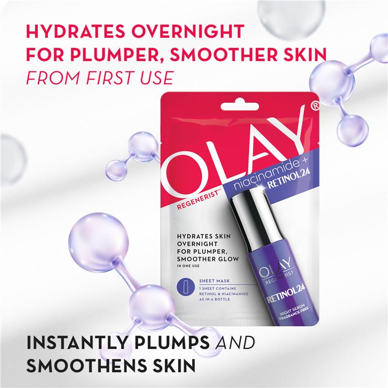 Load image into Gallery viewer, Olay Regenerist Niacinamide + Retinol24 Sheet Mask
