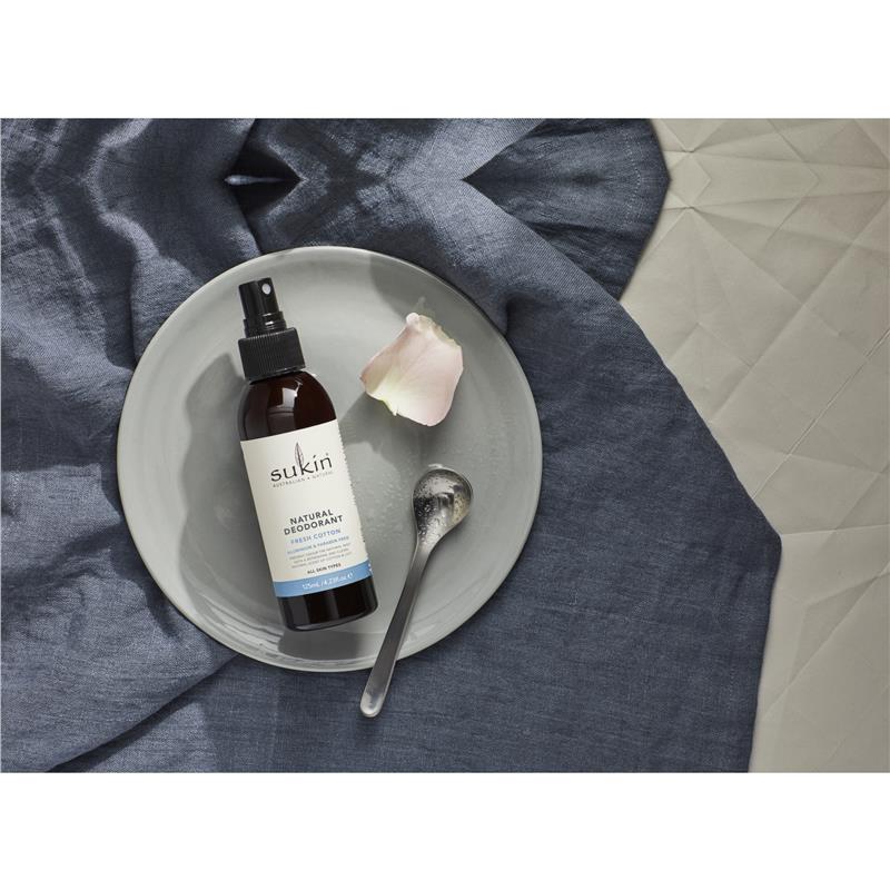 Load image into Gallery viewer, Sukin Natural Deodorant Fresh Cotton 125ml
