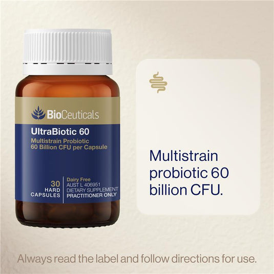 BioCeuticals UltraBiotic 60 30 Capsules