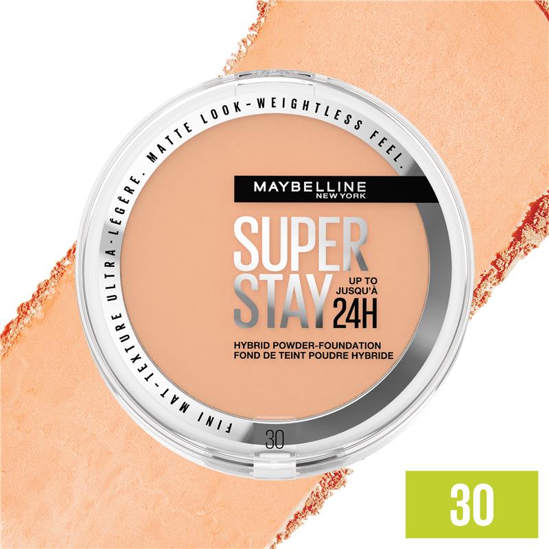 Load image into Gallery viewer, Maybelline Superstay 24H Hybrid Powder Foundation 30 Nu Int
