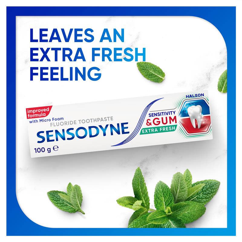 Load image into Gallery viewer, Sensodyne Toothpaste Sensitivity &amp; Gum Extra Fresh 100g NEW
