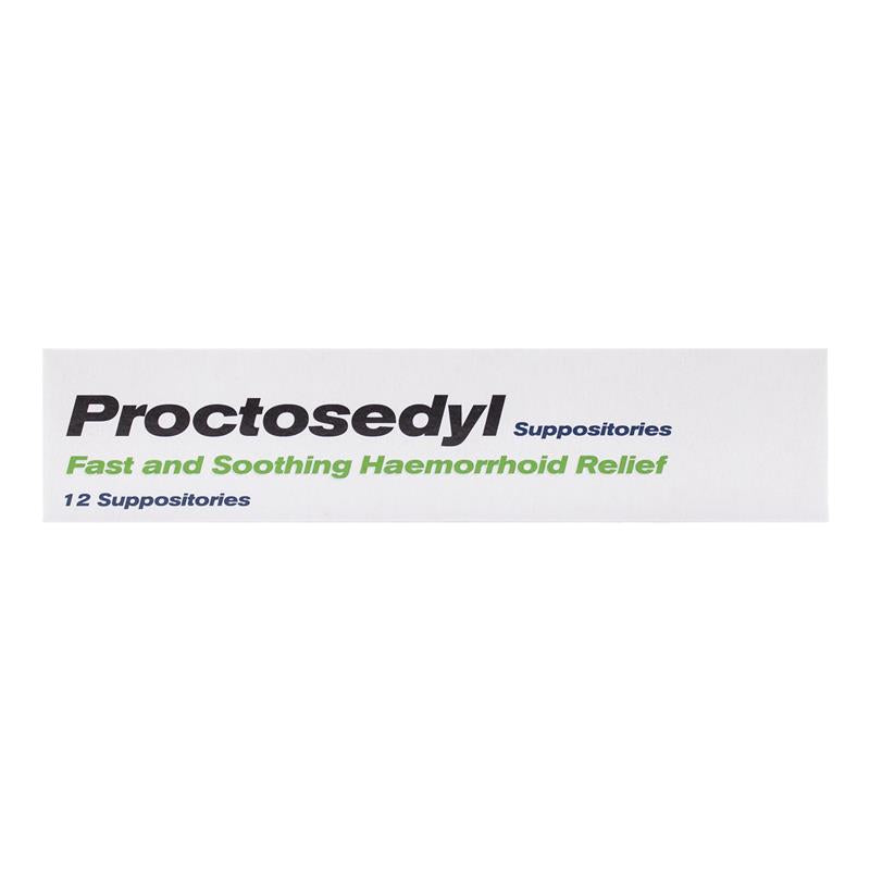 Load image into Gallery viewer, Proctosedyl Haemorrhoids Relief Suppositories 12 Pack
