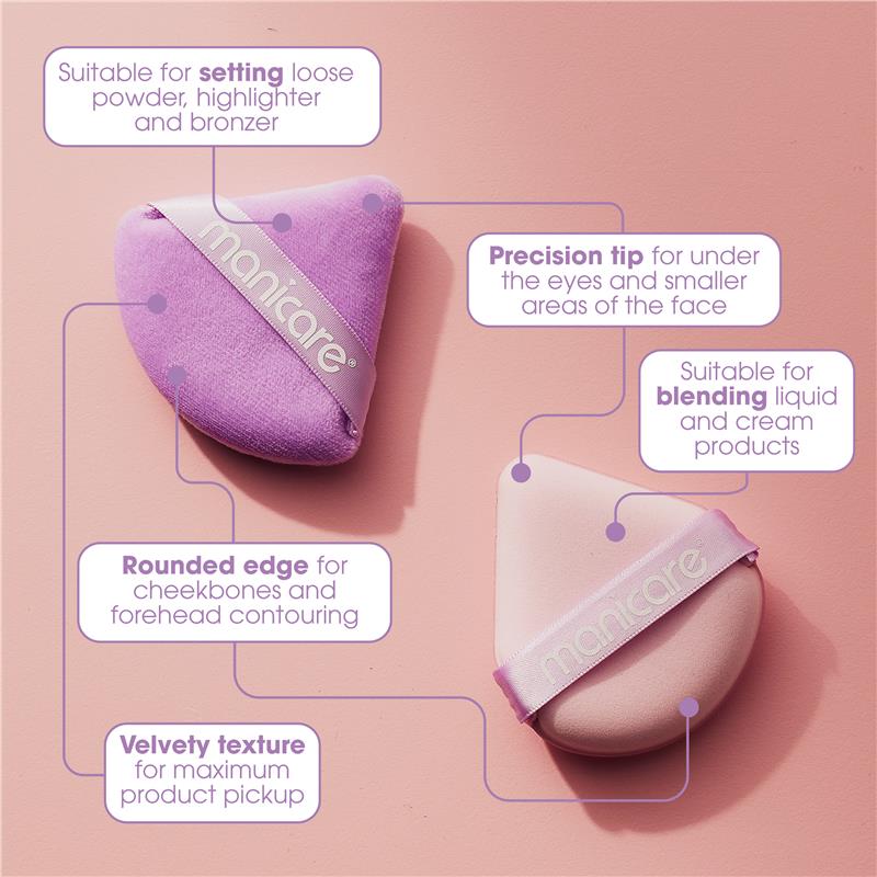 Load image into Gallery viewer, Manicare West &amp; Dry Beauty Puffs 2 Pack
