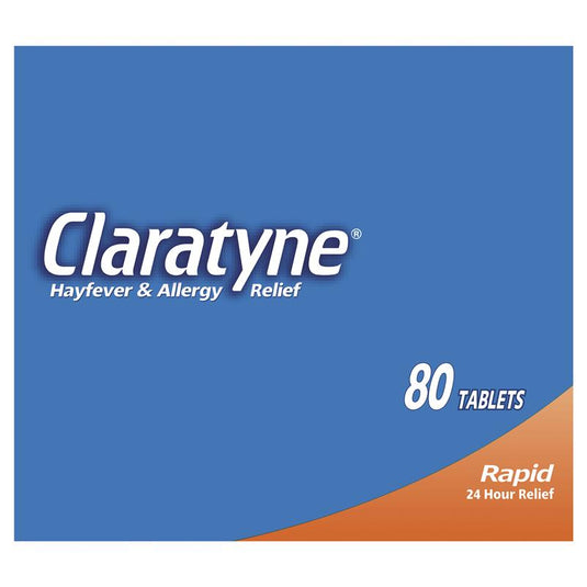 Claratyne Allergy & Hayfever Relief Antihistamine 80 Tablets