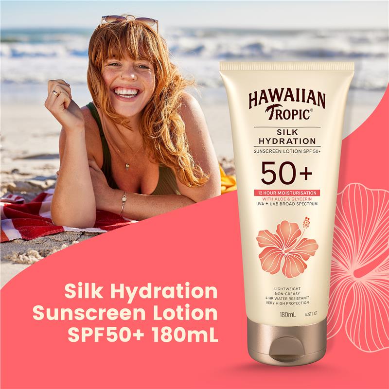 Load image into Gallery viewer, Hawaiian Tropic Silk Hydration Lotion 50+ 180ml
