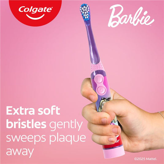 Colgate Toothbrush Kids Barbie Sonic Battery