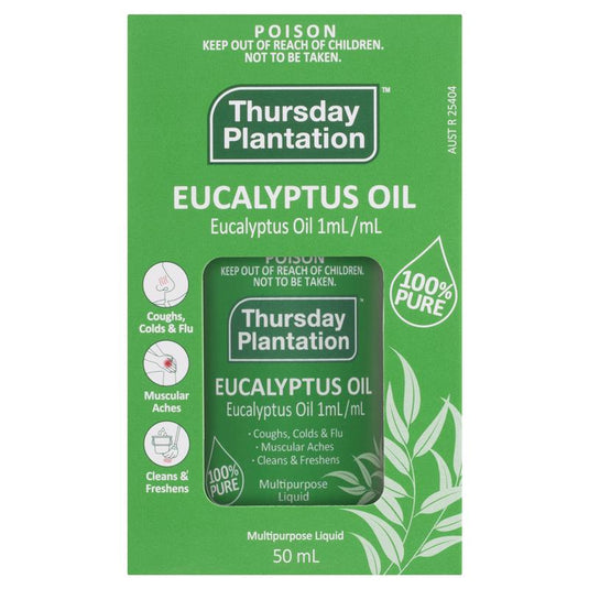 Thursday Plantation 100% Pure Eucalyptus Oil 50ml