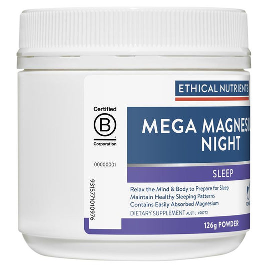 Ethical Nutrients Mega Magnesium Night 126g Powder