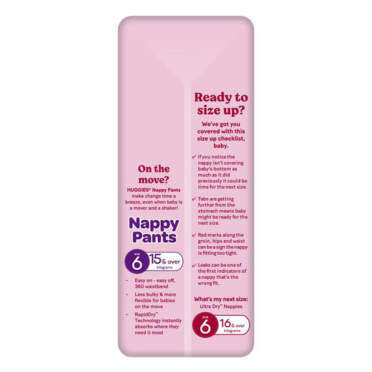 Huggies Ultra Dry Nappies Size 5 Girl 13-18kg Bulk 32 Pack
