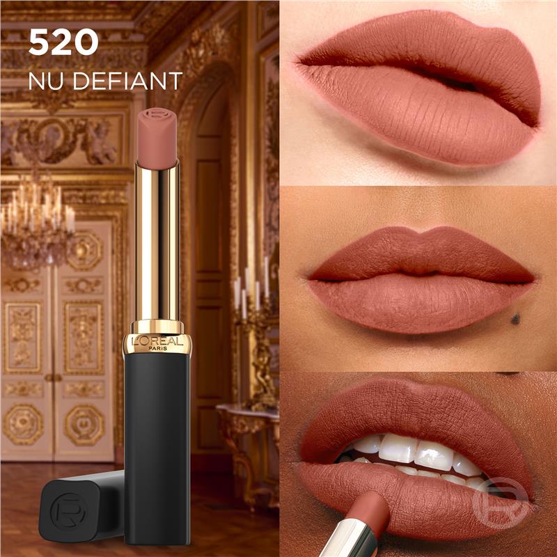 Load image into Gallery viewer, L'Oreal Paris Color Riche Intense Volume Matte Lipstick 520 Nude Defiant

