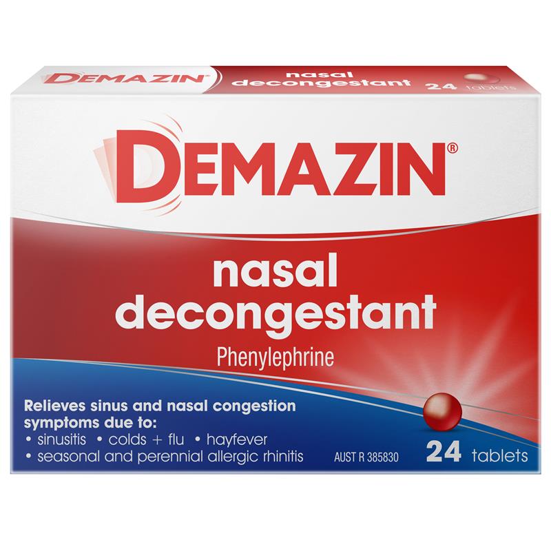 Load image into Gallery viewer, Demazin Nasal Decongestant 24 Tablets
