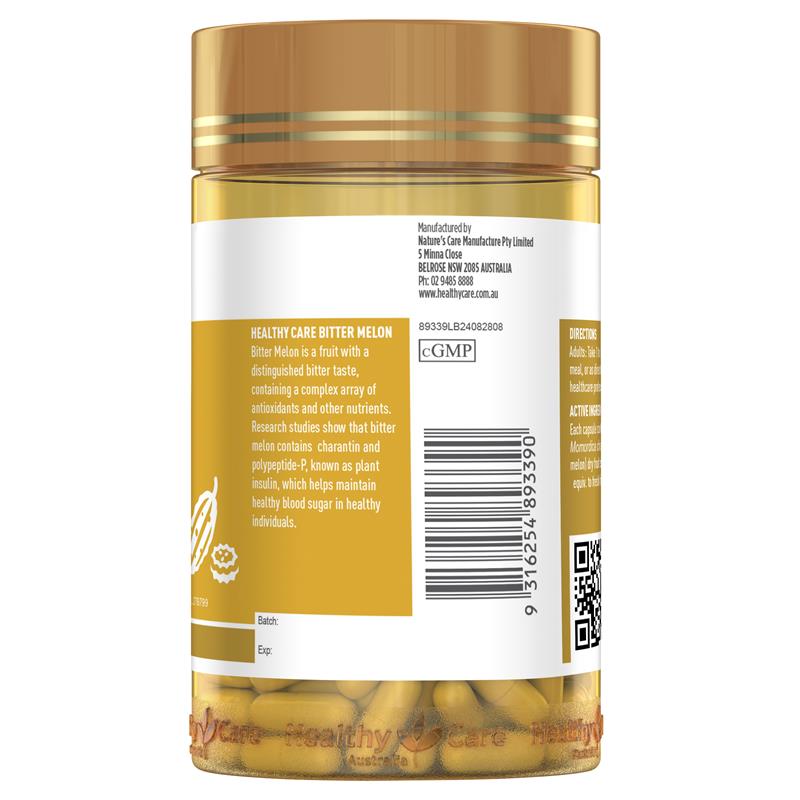 Load image into Gallery viewer, Healthy Care Bitter Melon 100 Capsules
