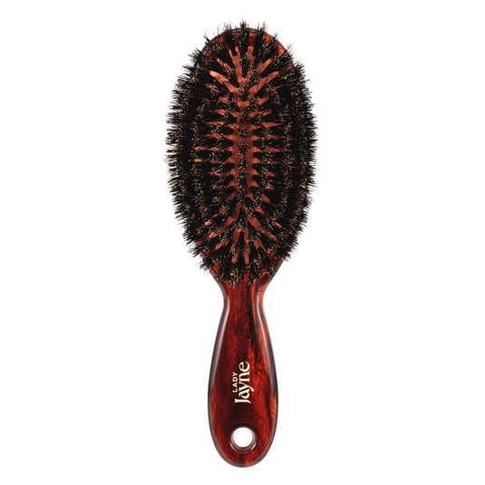 Lady Jayne Pad Brush, 100% Boar Bristle, Purse