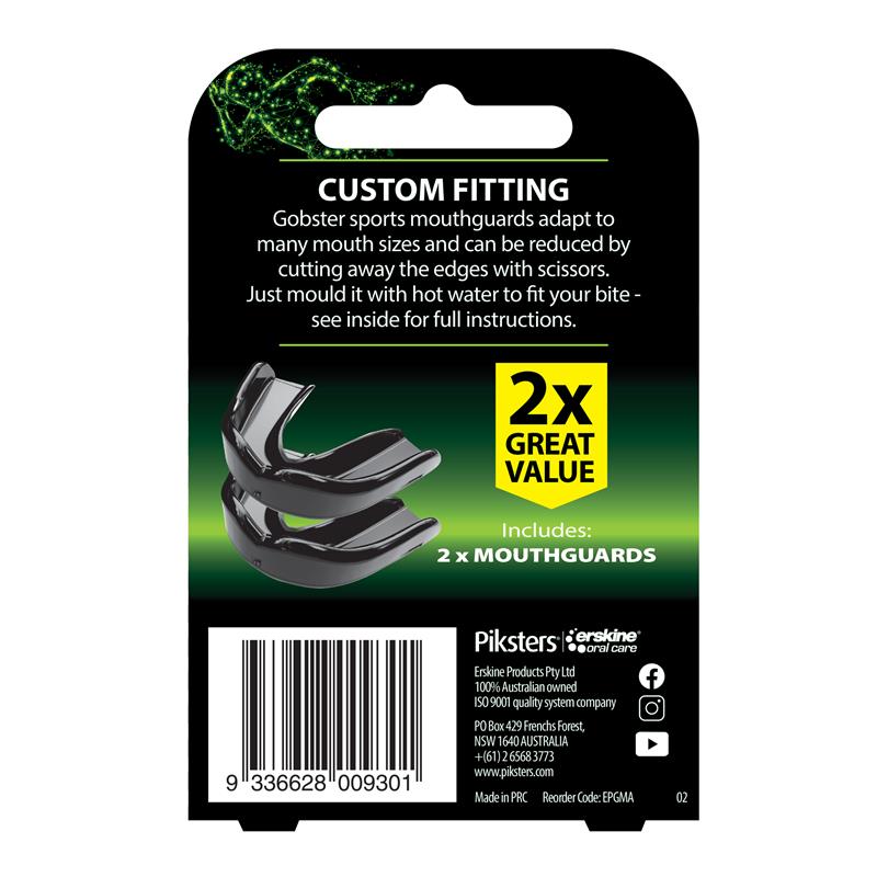 Load image into Gallery viewer, Piksters Gobster Mouthguard Adult 2 Pack
