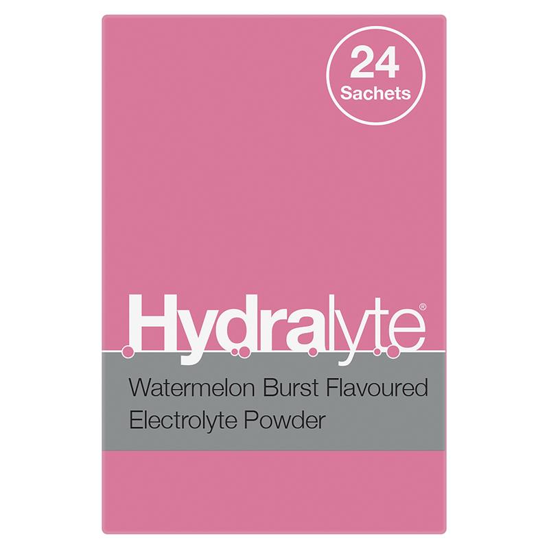 Load image into Gallery viewer, Hydralyte Electrolyte Watermelon Sachets Value Pack 4.9g x 24
