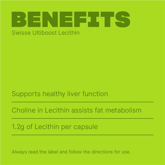 Swisse Ultiboost Lecithin 1200mg 300 Capsules
