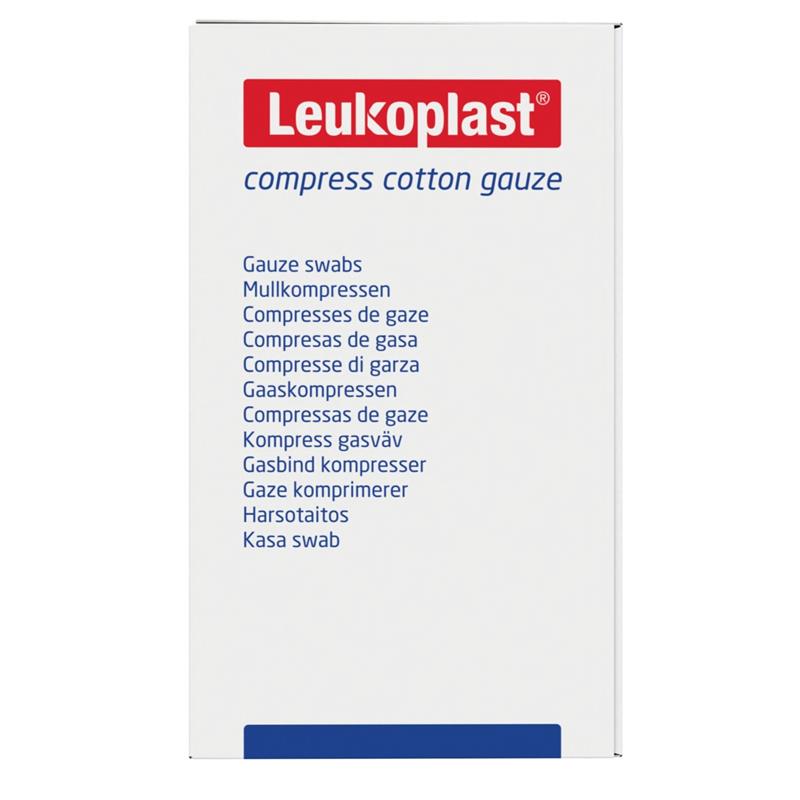 Load image into Gallery viewer, Leukoplast Compress Cotton Gauze 10 x 10cm 50 Pack
