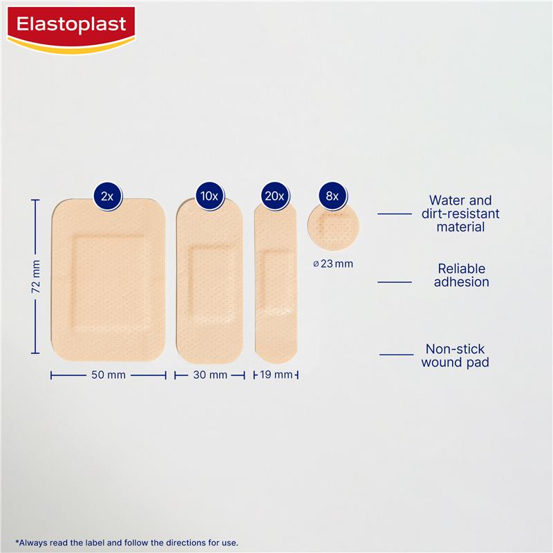 Load image into Gallery viewer, Elastoplast Plastic Assorted 40 Pack
