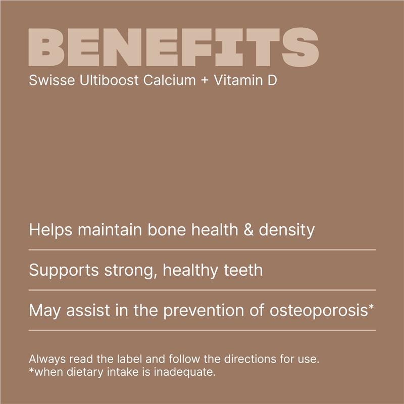 Load image into Gallery viewer, Swisse Ultiboost Calcium + Vitamin D 150 Tablets
