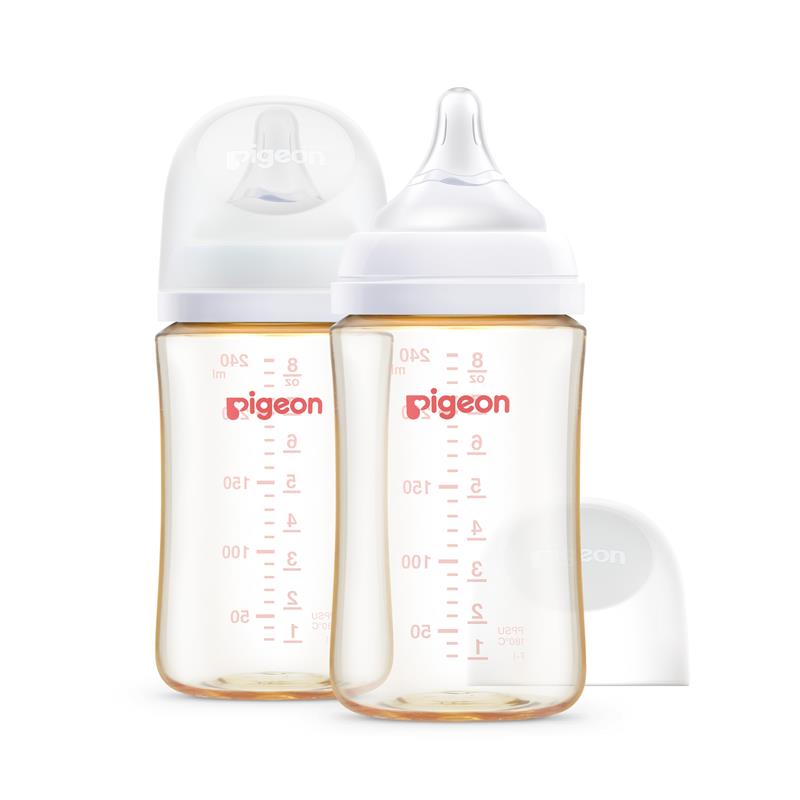 Load image into Gallery viewer, Pigeon SofTouch Bottle PPSU 240ml Twin Pack
