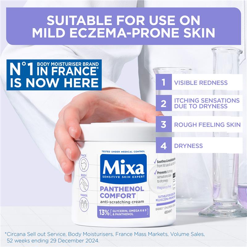Load image into Gallery viewer, Mixa Panthenol Comfort Anti-Scratching Cream 400ml
