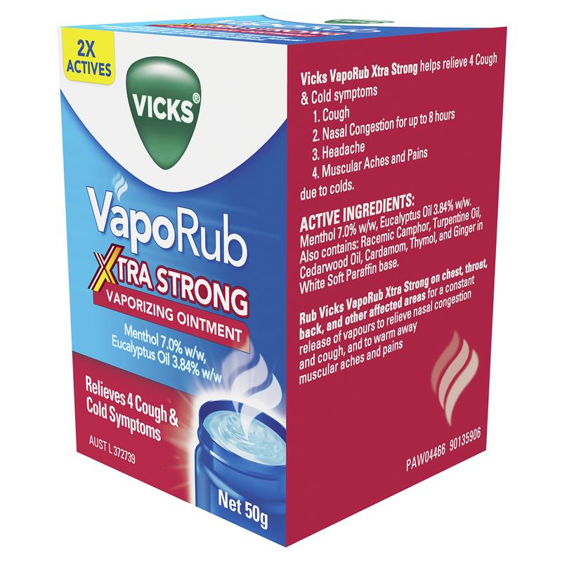 Load image into Gallery viewer, Vicks Vaporub Xtra Strong 50g
