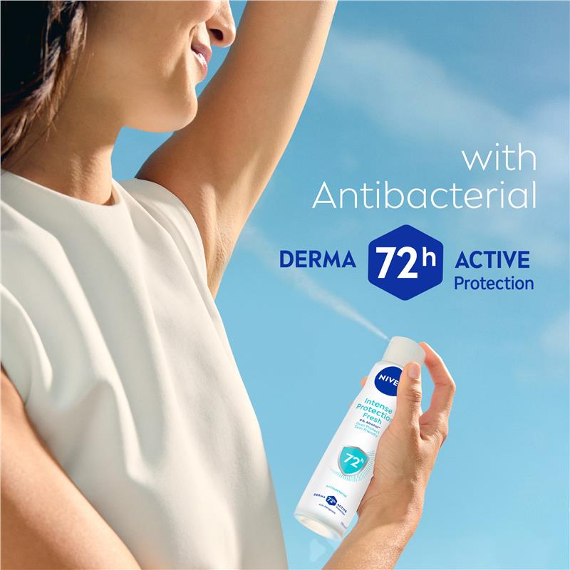 Load image into Gallery viewer, NIVEA  Intense Protection Fresh Aerosol Deodorant 72H Protection 250ml
