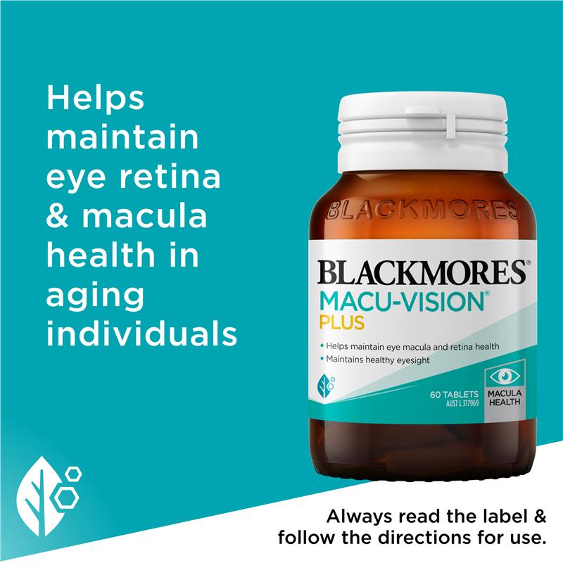 Load image into Gallery viewer, Blackmores Macu Vision Plus 60 Tablets
