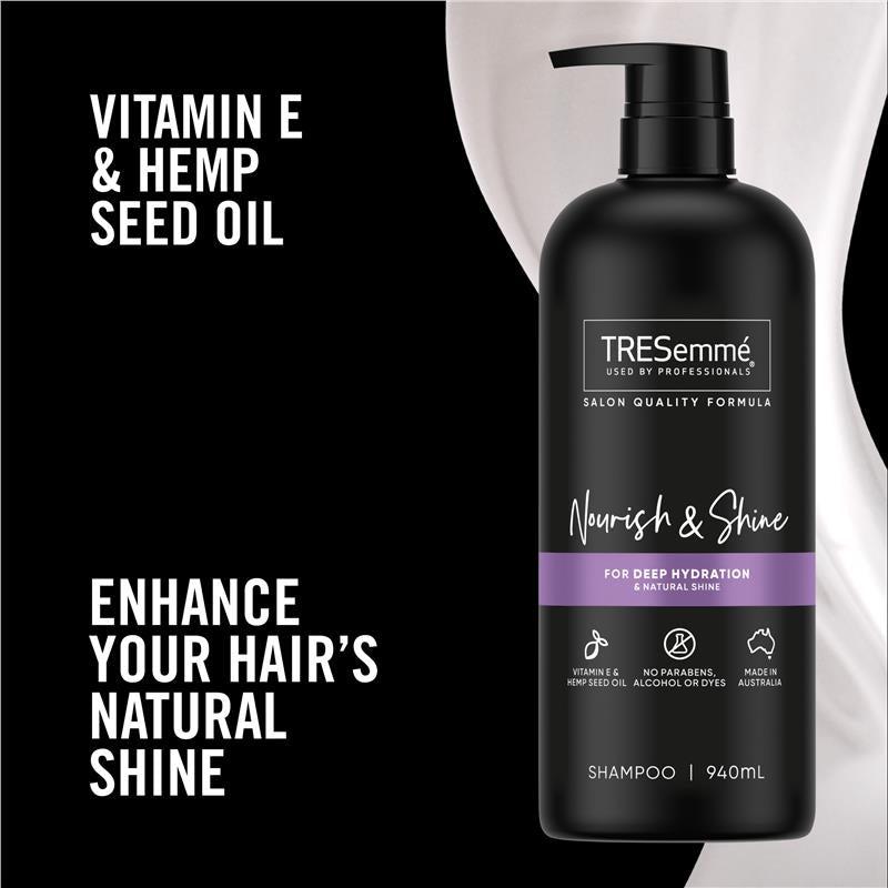 Load image into Gallery viewer, Tresemme Shampoo Nourish &amp; Shine 940ml
