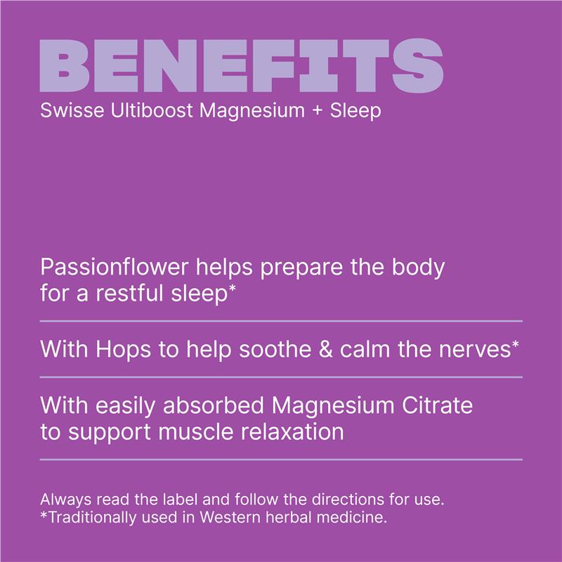 Load image into Gallery viewer, Swisse Ultiboost Magnesium + Sleep 60 Tablets
