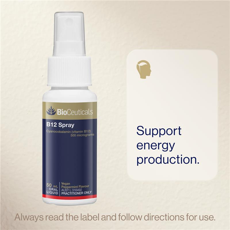 Load image into Gallery viewer, BioCeuticals B12 Spray 50mL
