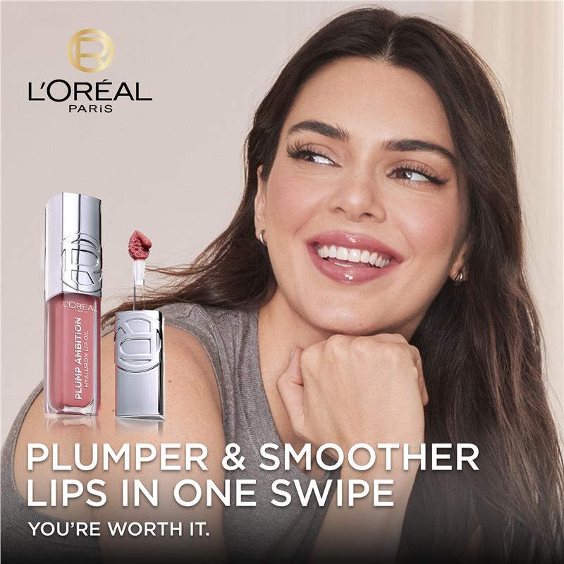 Load image into Gallery viewer, L'Oreal Paris Plump Ambition Hyaluron Lip Oil 601 Worth It
