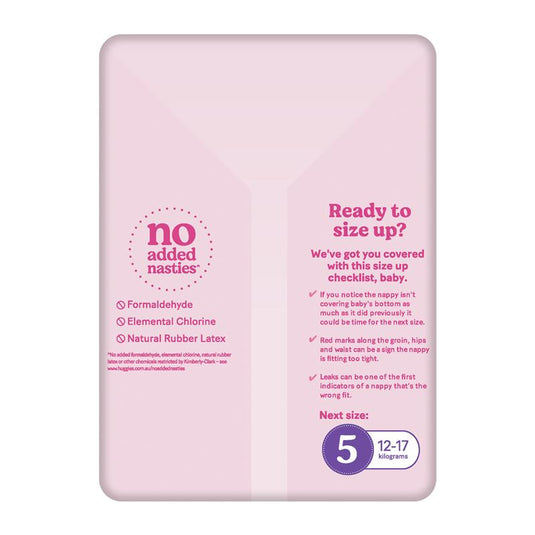 Huggies Ultra Dry Nappy Pants Size 4 9-14kg Girl 29 Pack