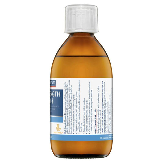 Ethical Nutrients High Strength Omega-3 Fruit Punch 280mL Liquid