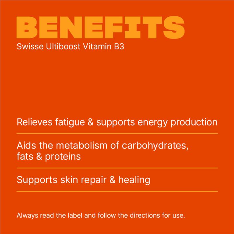 Load image into Gallery viewer, Swisse Ultiboost Vitamin B3 120 Tablets
