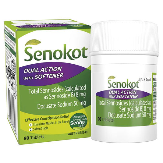 Senokot Dual Action 90 Tablets