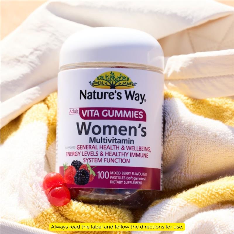 Load image into Gallery viewer, Nature's Way Adult Vita Gummies Womens Multivitamin 100 Gummies

