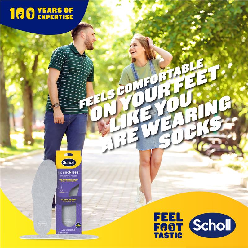 Load image into Gallery viewer, Scholl Go Sockless Insole 3 Pairs
