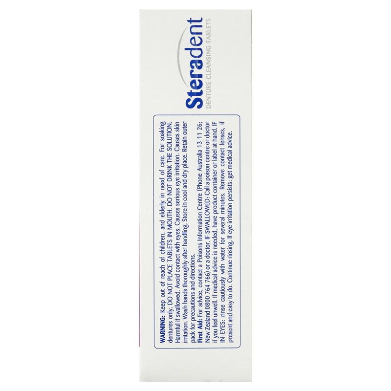 Load image into Gallery viewer, Steradent Extra Strength Denture Care Cleansing Tablets Whitening 48 pack
