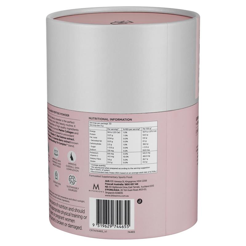 Load image into Gallery viewer, Dr. LeWinn's Marine Collagen Peptide+ Inner Beauty Powder - 30 x 6g
