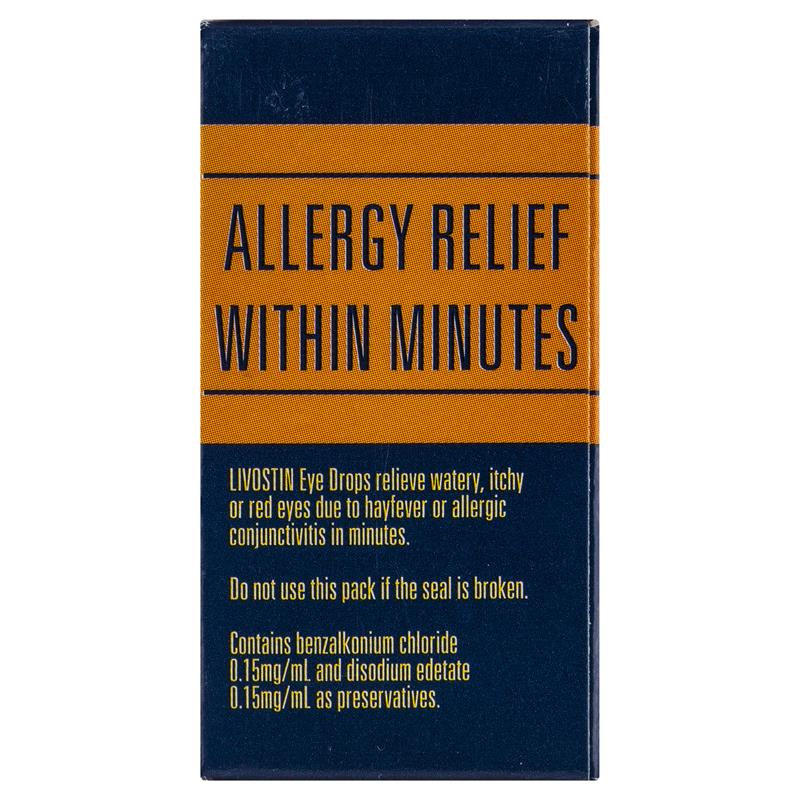 Load image into Gallery viewer, Livostin Antihistamine Allergy Eye Drops 4mL
