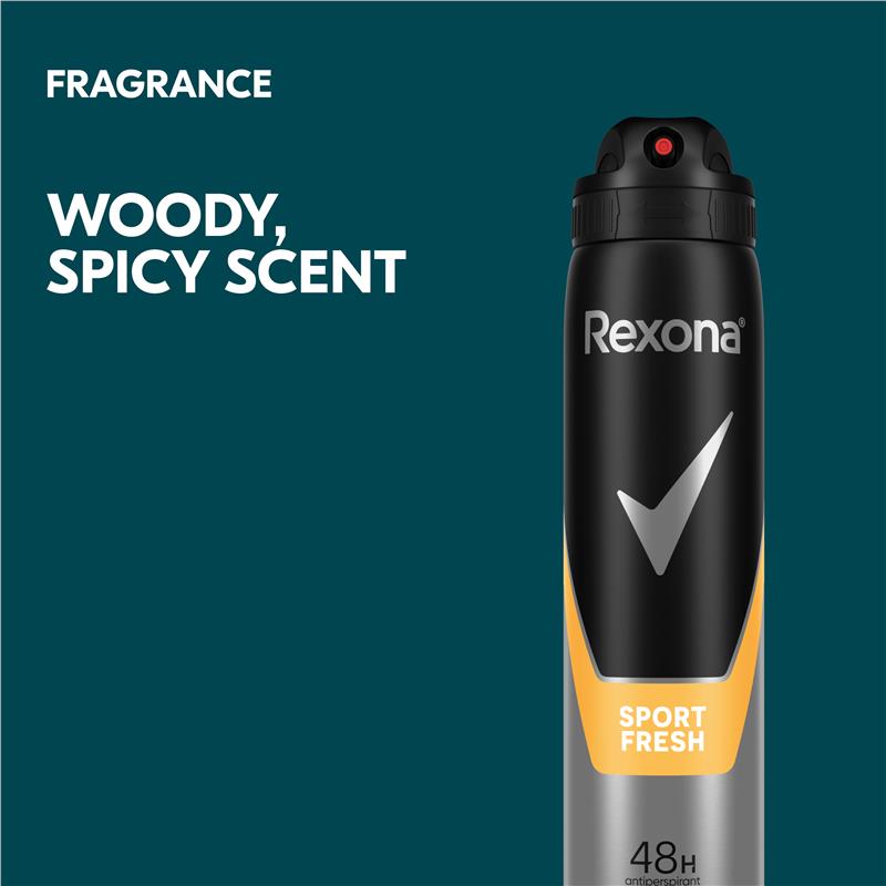 Load image into Gallery viewer, Rexona Men Antiperspirant Aerosol Sport Fresh 250ml
