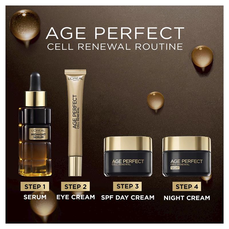 Load image into Gallery viewer, L'Oreal Paris Age Perfect Cell Renewal Midnight Serum 30ml
