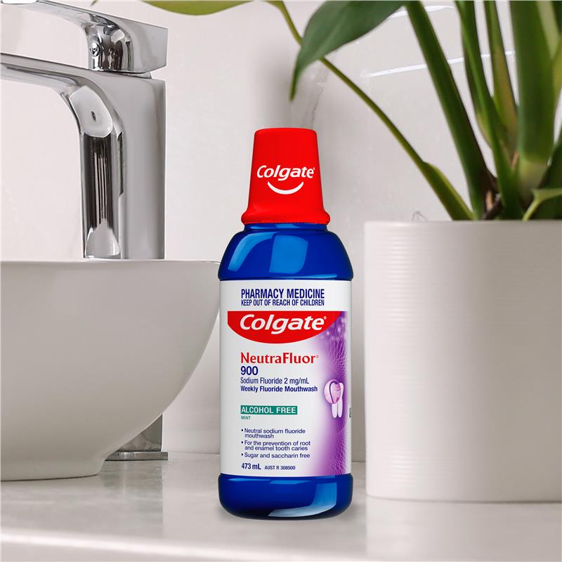 Load image into Gallery viewer, Colgate NeutraFluor Alcohol Free 900 Mouthwash 473ml
