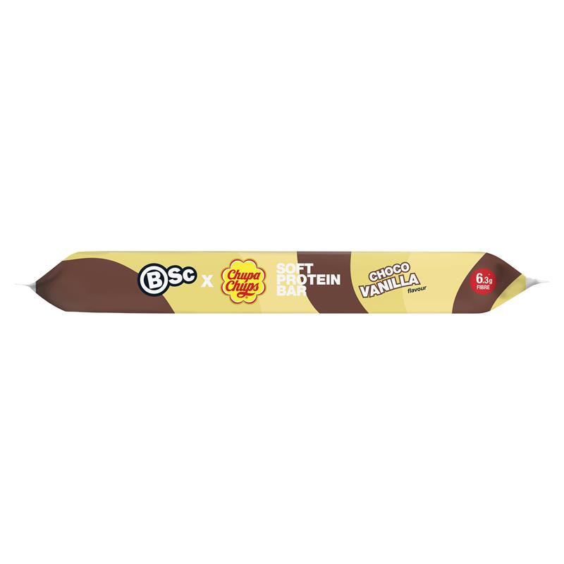 Load image into Gallery viewer, BSc x Chupa Chups Soft Protein Bar Choco Vanilla 55g
