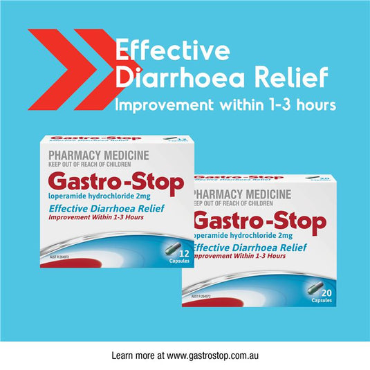 GastroStop Loperamide 20 Capsules