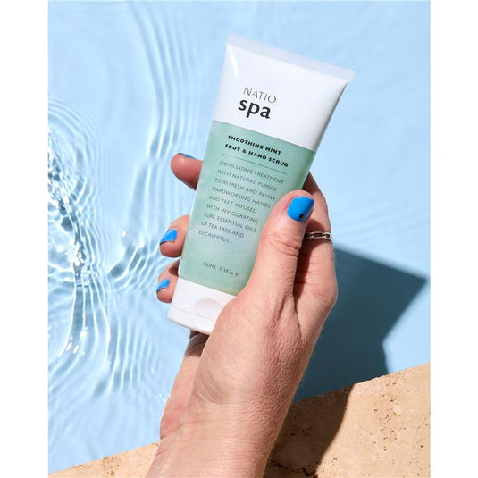 Natio Spa Smoothing Mint Foot & Hand Scrub 100ml